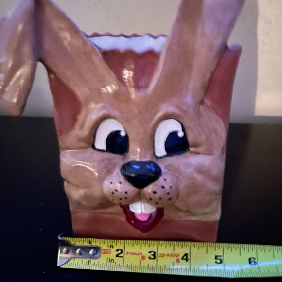 Easter Ceramic Bunny Container - Picture 8 of 10